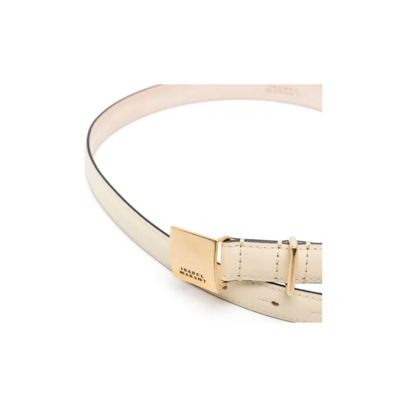 ISABEL MARANT Lowell Buckled Leather Belt-2