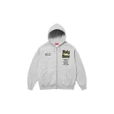 Supreme Salvation Zip Up Hooded Sweatshirt Yellow