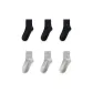 6 Pack (3 Pack Navy Blue+3 Pack Light Gray)