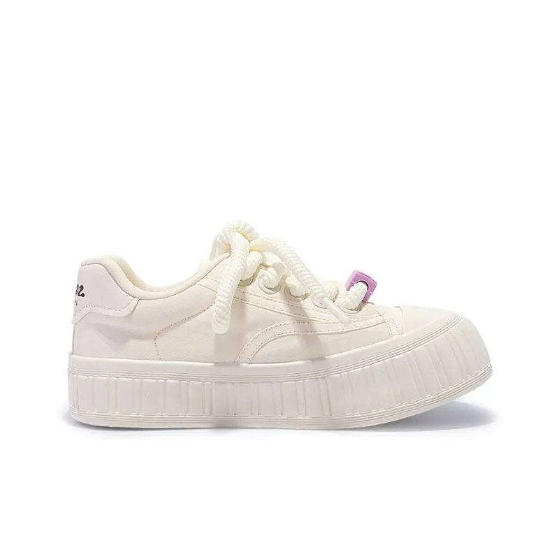 Miss Zhang Cushioned Wear Resistant Lightweight Height Increasing Low Top Skateboard Shoes Women's-1