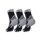 3 Pack Black Crew Mountaineering Socks