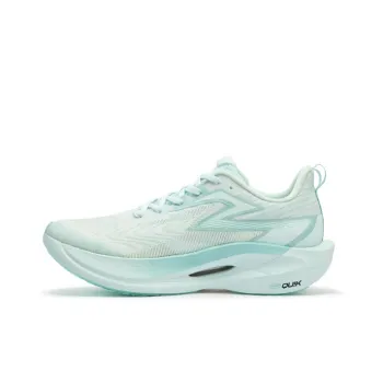 361° Fly 2ET Cushioning Anti Slip Wear Resistant Breathability Low Top Running Shoes Unisex Misty Blue Yarn