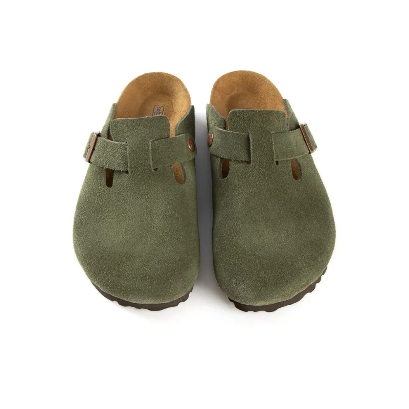 Boku Wrap toe Slippers Unisex Army Green-3