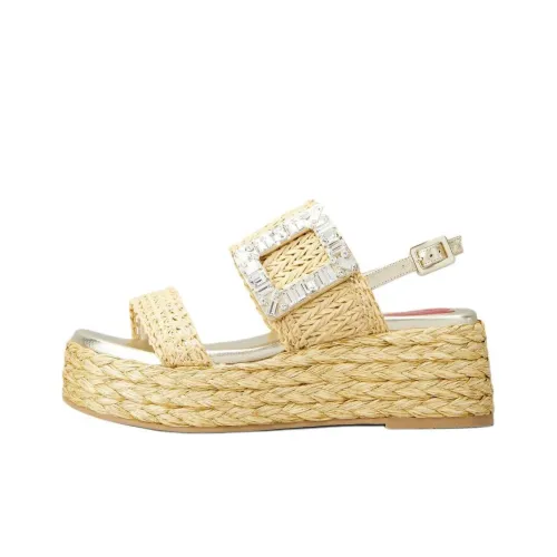 Roger Vivier Strap Sandals 6cm Women's Beige