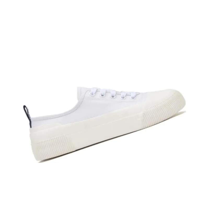 AIGLE Rubber Low W Anti-Slip Wear-Resistant Breathable Lightweight Low-Top Canvas Shoes Women's White-1