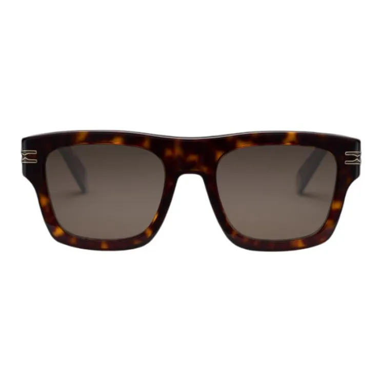BVLGARI Acetate Square Sunglasses Men's Tortoiseshell-1