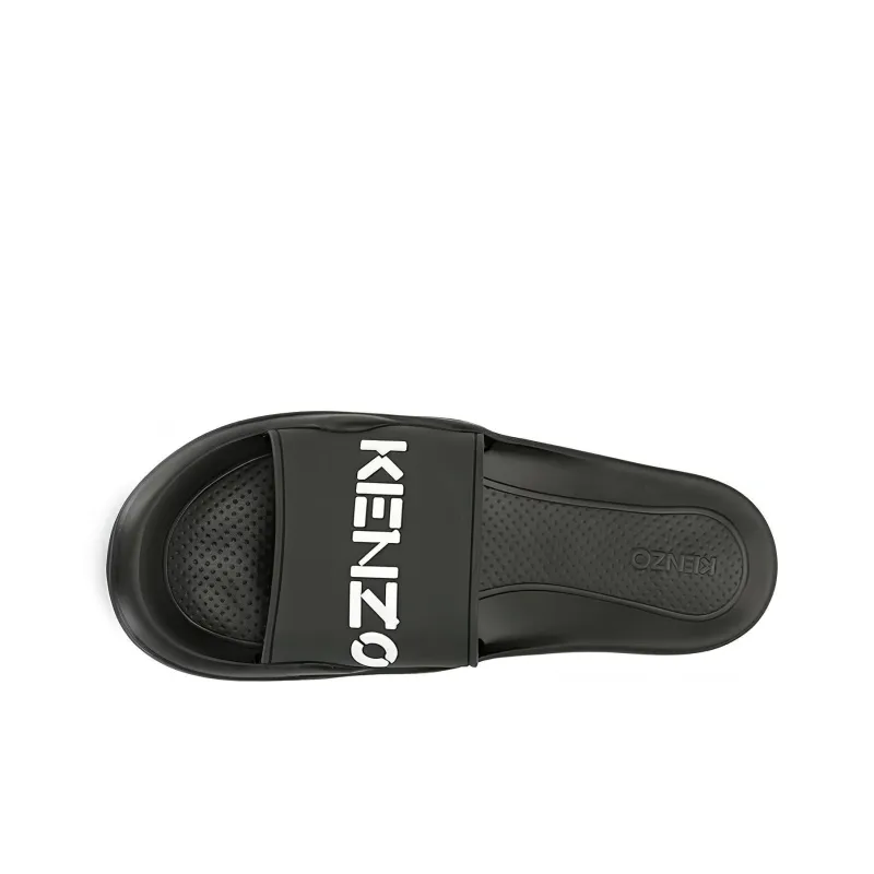 KENZO Logo Embossed Sliders-3