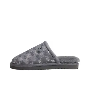 MICHAEL KORS Rubber Sole Antibacterial Wrap-toe Slippers Women's Gray