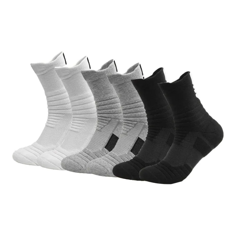 Ledomoda Basketball Socks Men's 6 Pack-0