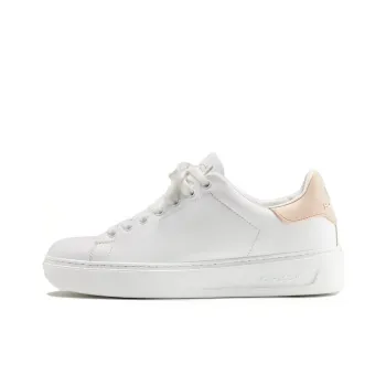 WOOLRICH Wear-Resistant Low-Top Skateboard Shoes Women's White Peach