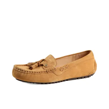 OZZEG Gommino Loafers Women's Chestnut/Cappuccino