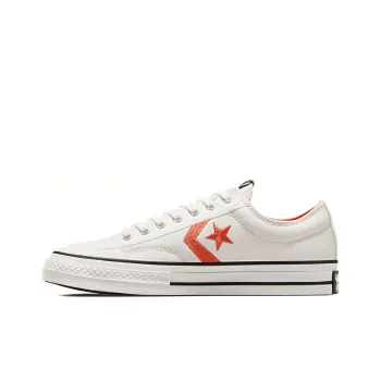 Converse Star Player 76 Cushioning, Wear Resistant Low Top Skateboard Shoes Unisex White