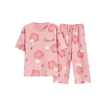 The Story Of The Flower Season Pajama Set Women's Rose Red