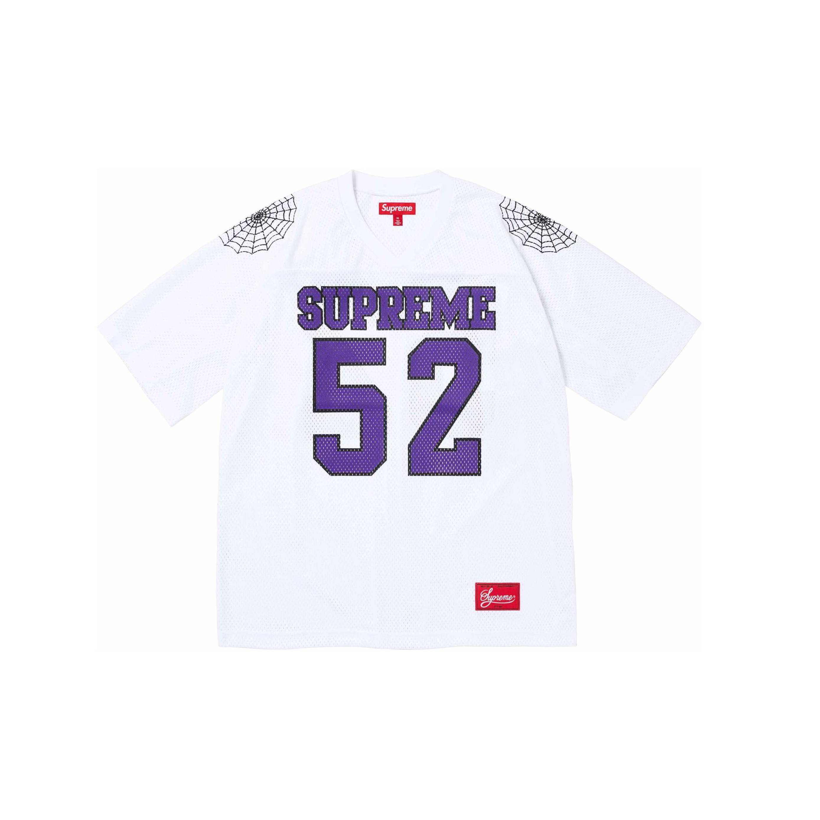 Supreme Spiderweb Football Jersey 'Navy' — Kick Game