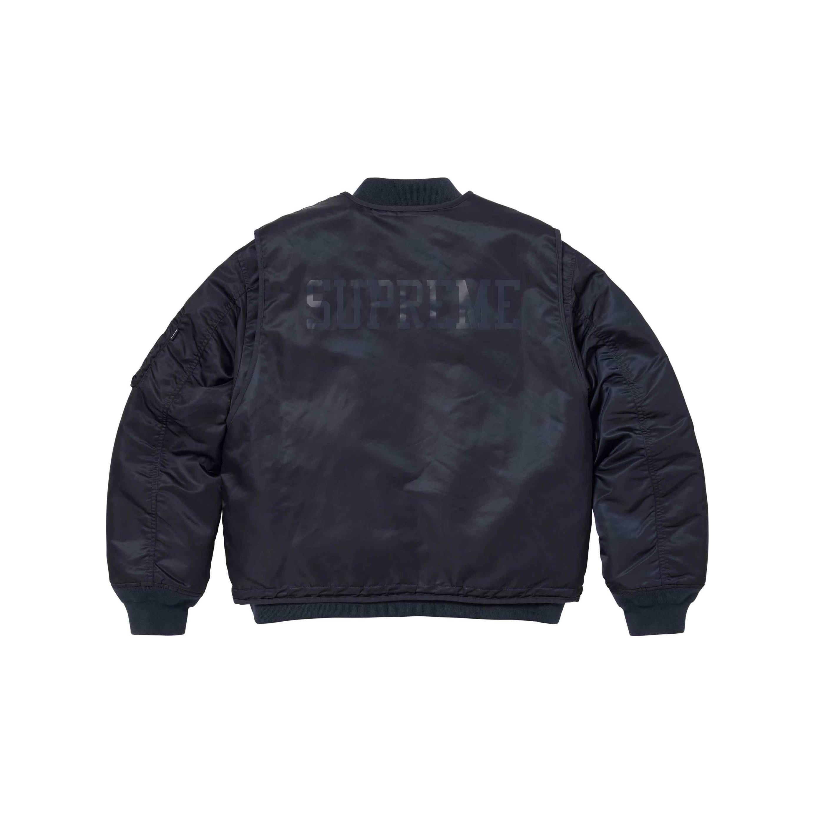 Supreme 2-in-1 Ma 1 Vest Navy L - POIZON Supreme 2-in-1 Ma 1 Vest Navy L - POIZON