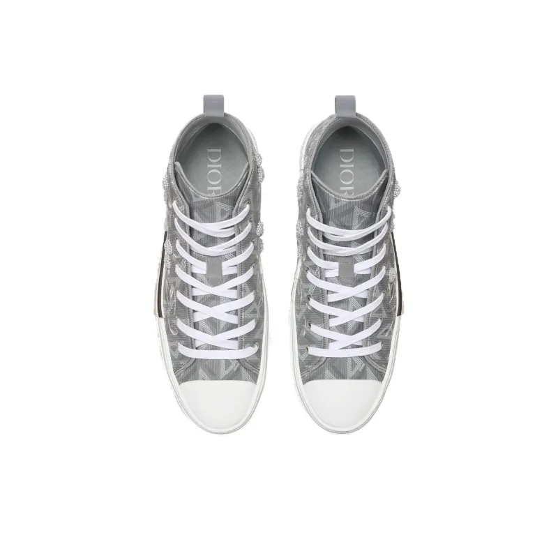 DIOR B23 High Top Lily Of The Valley Embroidery-3
