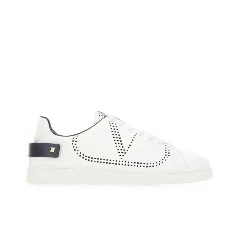 Valentino Backnet Sneaker 'White Navy'-1