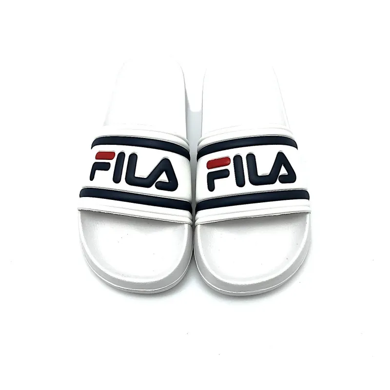 FILA Slide Slippers Women's White Black-4
