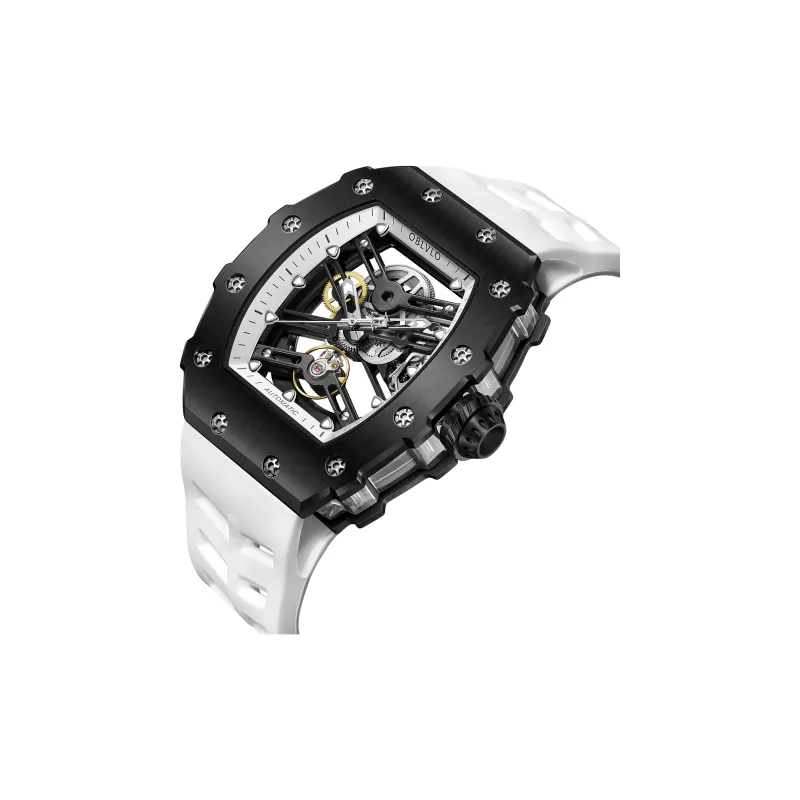 OBLVLO Mechanical Movement Watch Men's Watches Cut-Out Dial-10