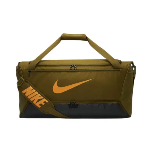 Nike Gym Bags Olive Yellow/Black/Orange