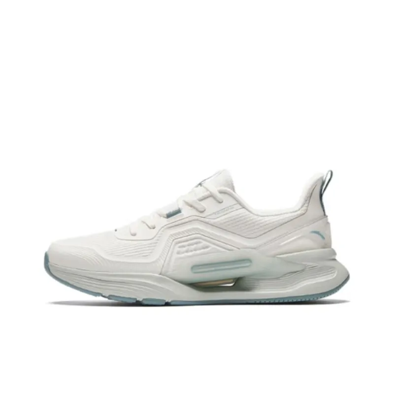 Anta Slip Resistant And Breathable Low Top Running Shoes Men's White-0