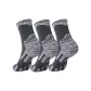 3 Pack Gray Mountaineering Crew Socks