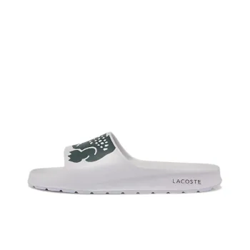 LACOSTE Croco Dualiste Logo Strap Slides