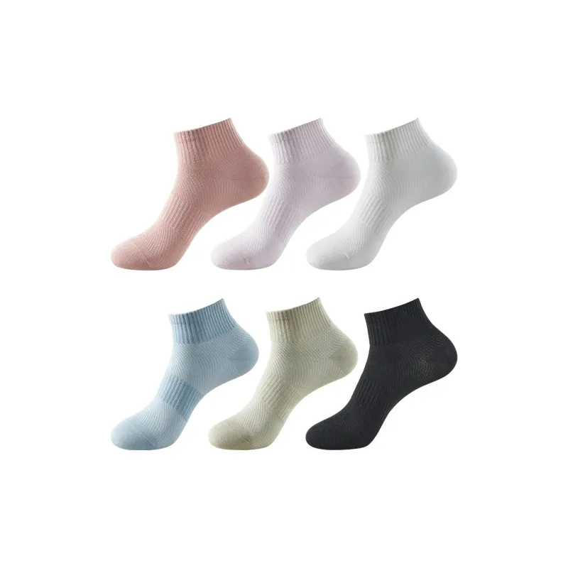 H YXIANG Ankle Socks Women's 6 Pack-0