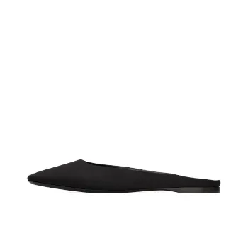SAINT LAURENT Lido Silk crepe Slippers