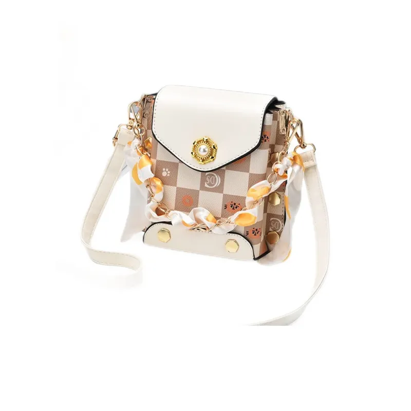 Weymond PU Shoulder Bag Crossbody Bag With Cell Phone Pouch Women's Khaki/Ecru/Green/Coffee/Pink-8