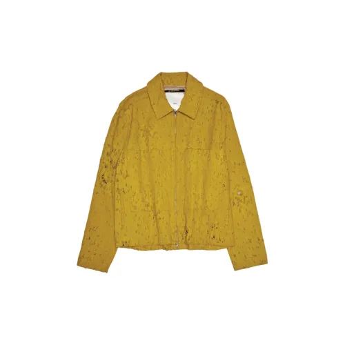 SONG FOR THE MUTE Jackets Women's Mustard Yellow