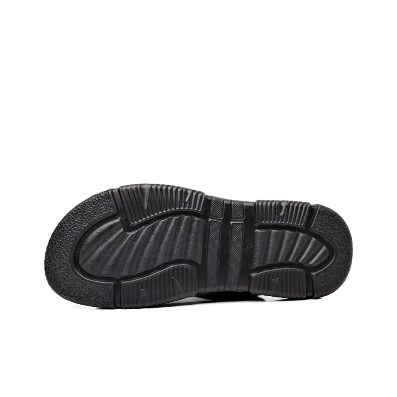 Dignitaries Plus Size Beach Sandals Men's Black-4
