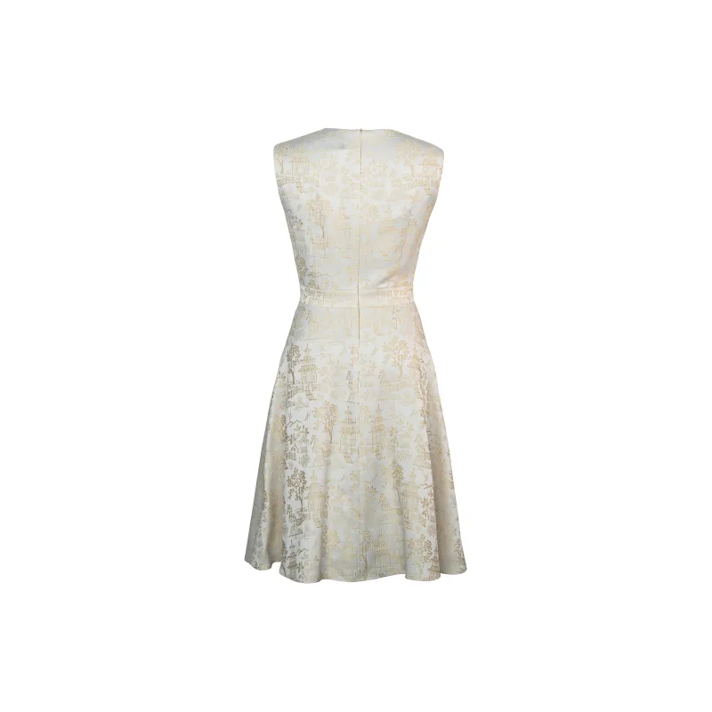 ROEYSHOUSE Sleeveless Dress Women's Apricot-1