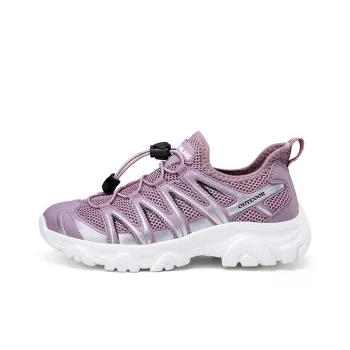 GESENLANG Anti Slip Wear Resistant Waterproof Breathable Lightweight Low Top Outdoor Shoes Women's Pink
