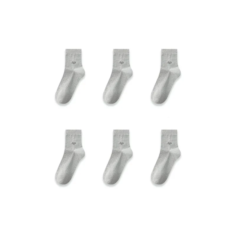 H YXIANG Mid Calf Socks Men's 6 Pack-54