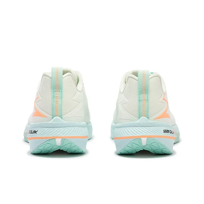 361° Cushioned Slip-Resistant Abrasion-Resistant Breathable Low-Top Running Shoes Men's Misty Blue Yarn-3