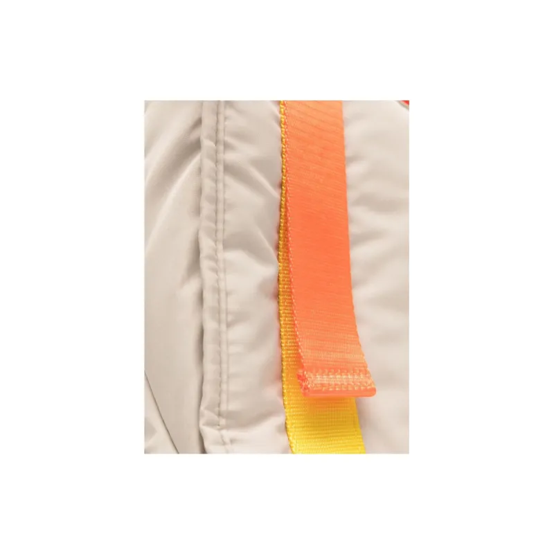 GANNI Recyclable Polyester Shoulder Bag Crossbody Bag Handbag Small Size Women's Beige/Multicolor-3