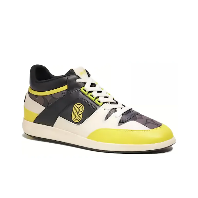 COACH Mid Top Casual Shoes Men's Black-1