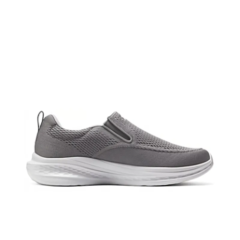 Skechers Wear Resistant Low Top Casual Shoes Men's Gray-1