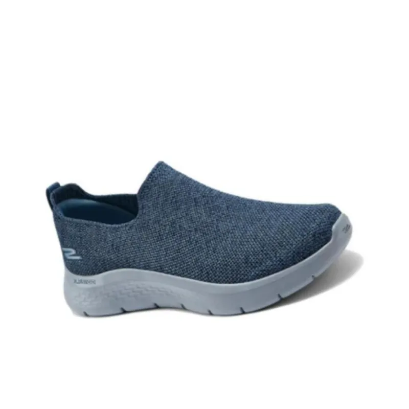 Skechers Cushioned Wear Resistant Breathable Rebound Low Top Casual Shoes Men's Blue-3