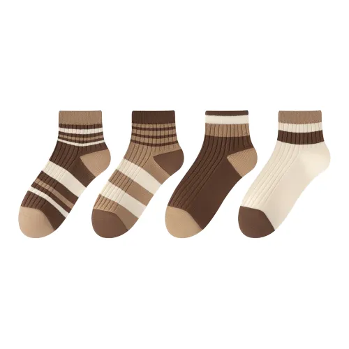 XXLLG Ankle Socks Women's 4 Pack