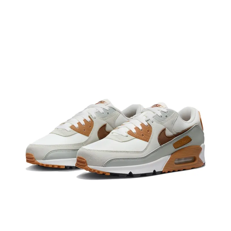 Nike Air Max 90 Summit White Monarch Light Pumice Light British Tan-3