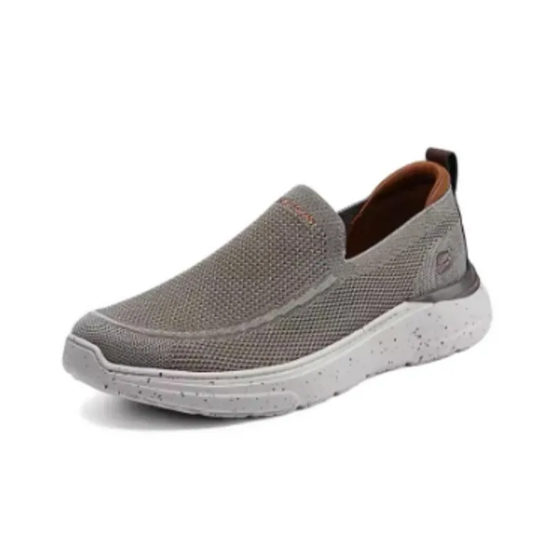 Skechers Breathable Quick Dry Low Top Casual Shoes Men's Taupe-2