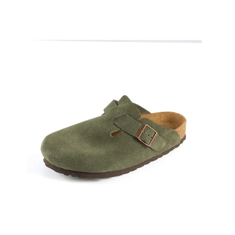 Boku Wrap toe Slippers Unisex Army Green-5