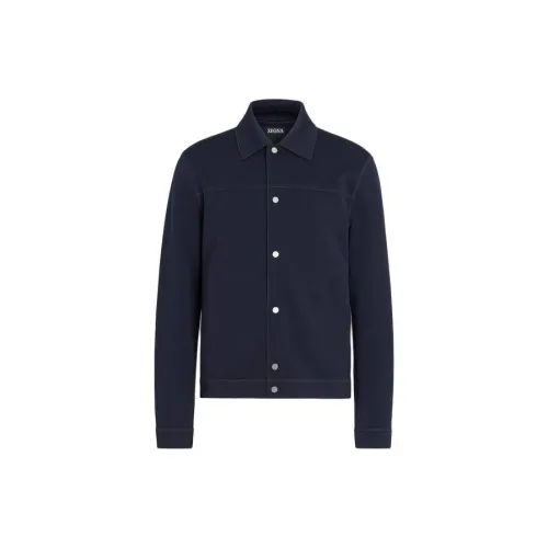 Ermenegildo Zegna Jackets Men Marine Blue