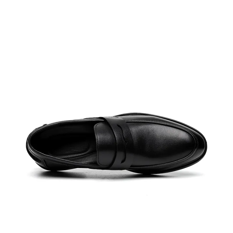 Romon Men's Casual Shoes Men Low Top Black-2