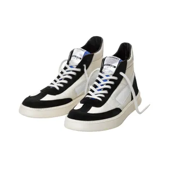 SPALWART Skateboard Shoes Unisex High-Top Black White