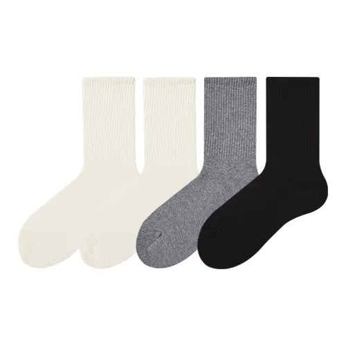 Hello Monday Mid Calf Socks Men's 4 Pack