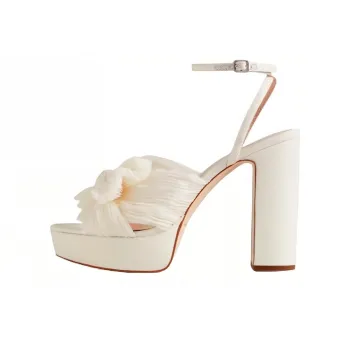 Loeffler Randall Strap Sandals Women's White