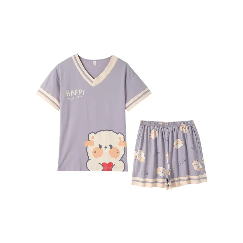 JUNEROSE Pajama Set Women's Purple-0